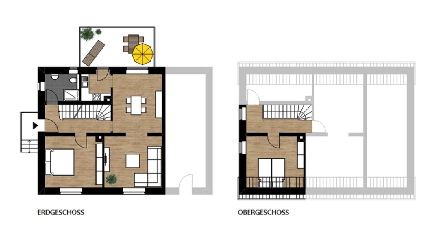 Ferienhaus Schaumbergblick ロースハイム エクステリア 写真